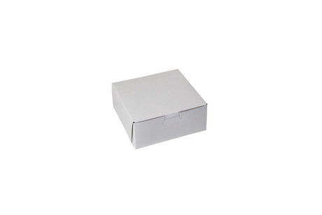 White/Kraft Interior - 1 Pc. Cake Box - 6 x 6 x 2-1/2"