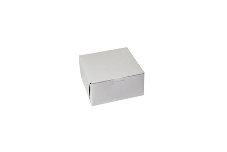 White - 1 Pc. Cake Box - 6 x 6 x 3"