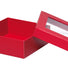 Red - Window Gourmet Gift Box - 5-1/2 x 5-1/2 x 2"