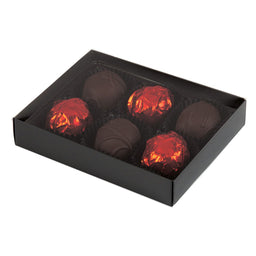 Black - Candy Box Base - Base (1 Layer - 6 Pc.) 4-3/4 x 3-1/4 x 1-1/8"