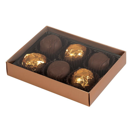 Copper - Candy Box Base - Base (1 Layer - 6 Pc.) 4-3/4 x 3-1/4 x 1-1/8"