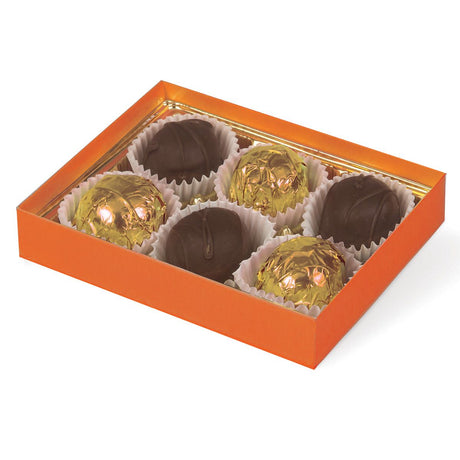 Orange - Candy Box Base - Base (1 Layer - 6 Pc.) 4-3/4 x 3-1/4 x 1-1/8"