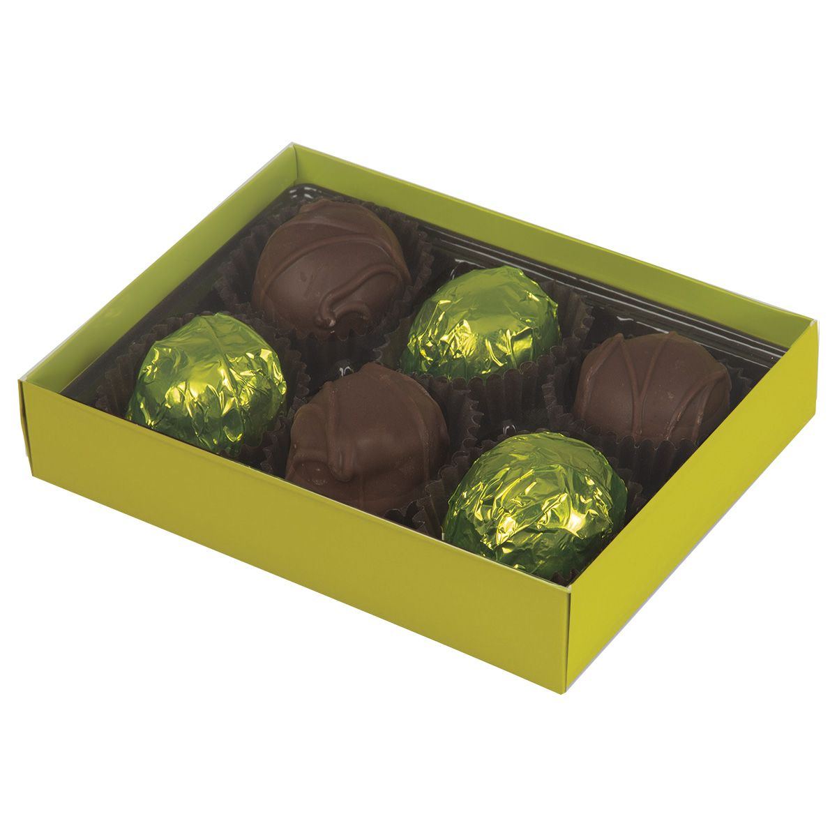 Pistachio - Candy Box Base - Base (1 Layer - 6 Pc.) 4-3/4 x 3-1/4 x 1-1/8"