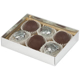 Silver - Candy Box Base - Base (1 Layer - 6 Pc.) 4-3/4 x 3-1/4 x 1-1/8"