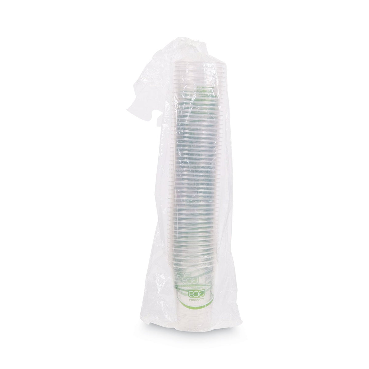 Eco-Products GreenStripe Renewable and Compostable Cold Cups, 16 oz, Clear, 50/Pack, 20 Packs/Carton