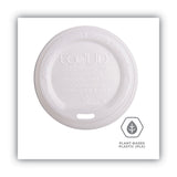 Eco-Products EcoLid Renewable/Compostable Hot Cup Lid, PLA, Fits 10 oz to 20 oz Hot Cups, 50/Pack, 16 Packs/Carton