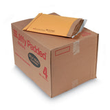 Sealed Air Jiffy Padded Mailer, #4, Paper Padding, Self-Adhesive Closure, 9.5 x 14.5, Natural Kraft, 100/Carton