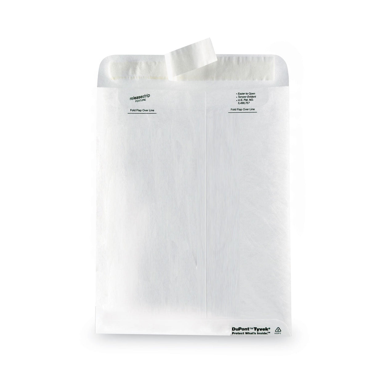 Survivor Lightweight 14 lb Tyvek Catalog Mailers, #10 1/2, Square Flap, Redi-Strip Adhesive Closure, 9 x 12, White, 50/Box