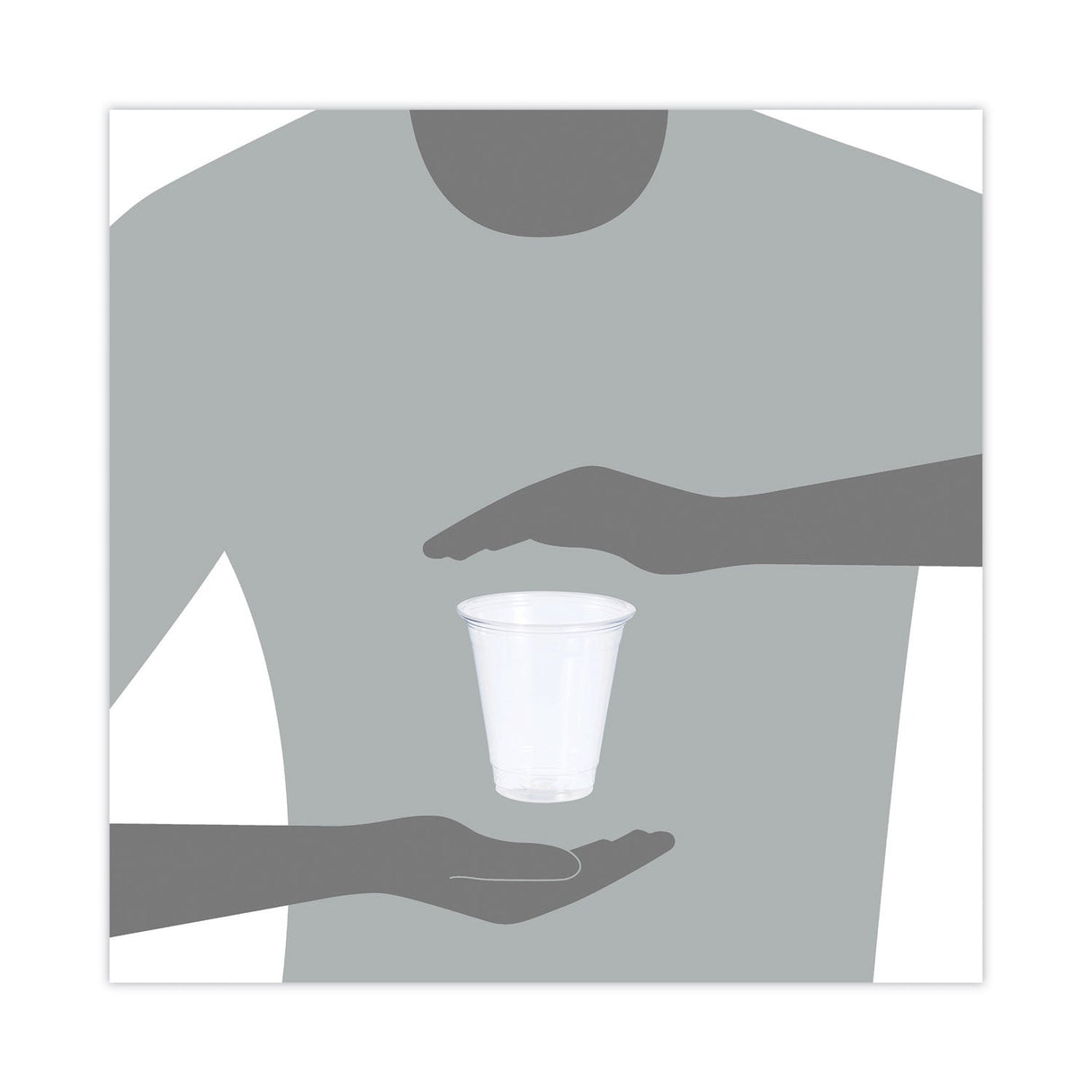 Dart Conex ClearPro Plastic Cold Cups, 12 oz, Clear, 50/Sleeve, 20 Sleeves/Carton