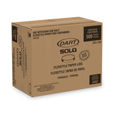 Dart Paper Lids for 32 oz Food Containers, Vented, 4.6" Diameter x 0.7"h, White, 25/Bag, 20 Bags/Carton