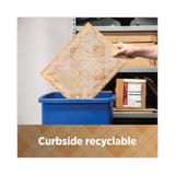 Scotch Curbside Recyclable Padded Mailer, #0, Bubble Cushion, Self-Adhesive Closure, 7 x 11.25, Natural Kraft, 100/Carton