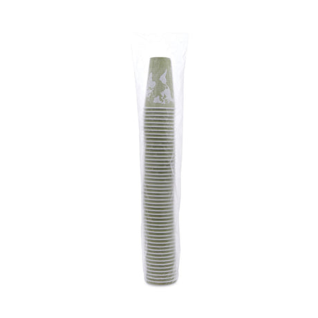 Eco-Products World Art Renewable and Compostable Hot Cups, 16 oz, Moss, 50/Pack