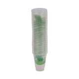 Eco-Products GreenStripe Renewable and Compostable Cold Cups, 12 oz, Clear, 50/Pack, 20 Packs/Carton