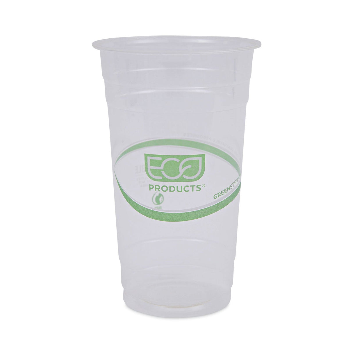 Eco-Products GreenStripe Renewable and Compostable PLA Cold Cups, 24 oz, 50/Pack, 20 Packs/Carton