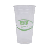 Eco-Products GreenStripe Renewable and Compostable PLA Cold Cups, 24 oz, 50/Pack, 20 Packs/Carton