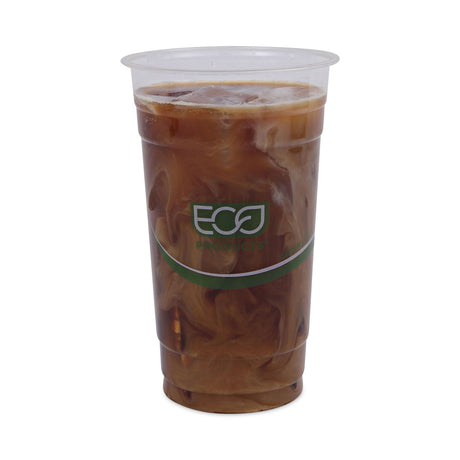 Eco-Products GreenStripe Renewable and Compostable PLA Cold Cups, 24 oz, 50/Pack, 20 Packs/Carton