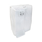 Pactiv Evergreen Supermarket Tray, #10S, 10.75 x 5.7 x 0.65, White, Foam, 500/Carton