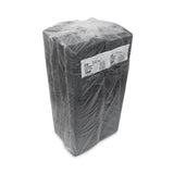 Pactiv Evergreen Supermarket Tray, #2S, 8.2 x 5.7 x 0.65, Black, Foam, 500/Carton
