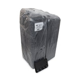 Pactiv Evergreen Supermarket Tray, #4D1, 9.5 x 7 x 1.25, Black, Foam, 500/Carton