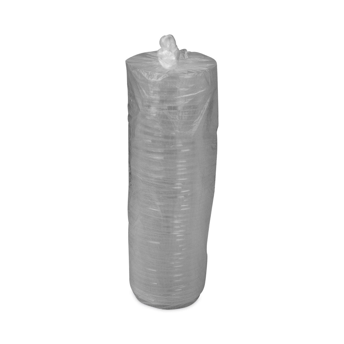 Pactiv Evergreen ClearView Dome-Style Lid with Tabs, Fluted, 8.88 x 8.88 x 0.75, Clear, Plastic, 504/Carton