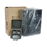 Pactiv Evergreen SmartLock Foam Hinged Lid Container, Large, 3-Compartment, 9 x 9.5 x 3.25, Black, 150/Carton