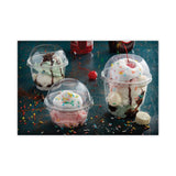 Pactiv Evergreen EarthChoice Recycled Clear Plastic Sundae Dish, 8 oz, 4" dia x 3"h, Clear, 60/Bag, 15 Bags/Carton