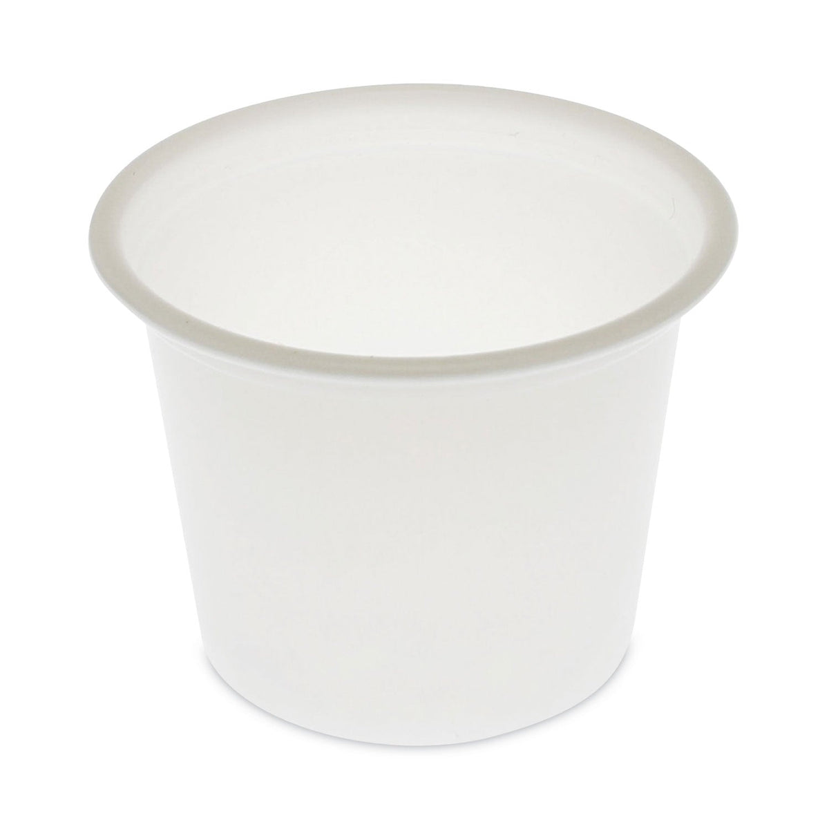 Pactiv Evergreen Plastic Portion Cup, 1 oz, Translucent, 200/Sleeve, 25 Sleeves/Carton