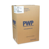 Pactiv Evergreen EarthChoice Recycled PET Container Lid, For 8/12/16 oz Container Bases, 5.5 x 5.5 x 0.38, Clear, Plastic, 504/Carton