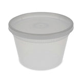 Pactiv Evergreen Newspring DELItainer Microwavable Container, 16 oz, 2 x 2 x 2, Clear, Plastic, 240/Carton