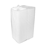 Pactiv Evergreen Foam Hinged Lid Container, Single Tab Lock #205 Utility, 9.19 x 6.5 x 2.75, White, 150/Carton