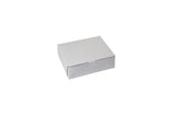 White/Kraft Interior - 1 Pc. Cake Box - 7 x 6 x 2-1/4"