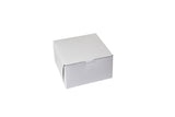 White - 1 Pc. Cake Box - 7 x 7 x 4"