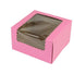 Strawberry - Window Cupcake/Bakery Box - 7 x 7 x 4"