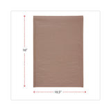 Universal Natural Self-Seal Cushioned Mailer, #5, Barrier Bubble Air Cell Cushion, Self-Adhesive Closure, 10.5 x 16, Kraft, 80/Carton