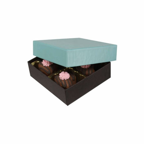 Mint / Dark Chocolate Rigid Candy Boxes