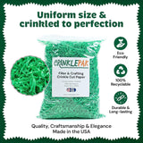 10 LB Green Crinkle Paper Shred