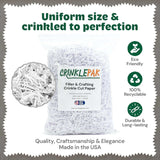 10 LB White Crinkle Paper