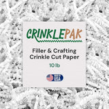 10 LB White Crinkle Paper