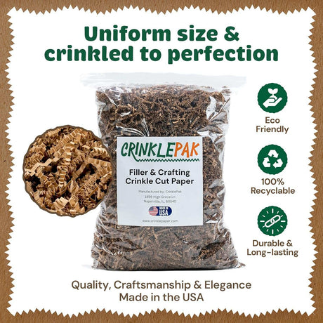 10 LB Kraft Crinkle Paper