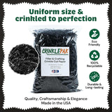 40 LB Black Crinkle Paper