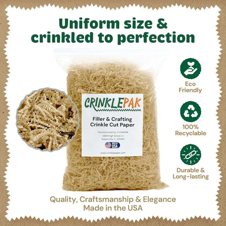 Premium Crinkle Paper - 10 LB Ivory