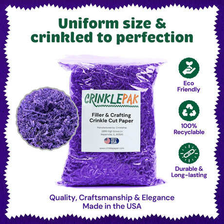 10lb Purple Crinkle Paper Shredded paper