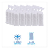 Boardwalk Deerfield Hot Cup Lids, Fits 10 oz to 20 oz Cups, White, Plastic, 50/Pack, 20 Packs/Carton
