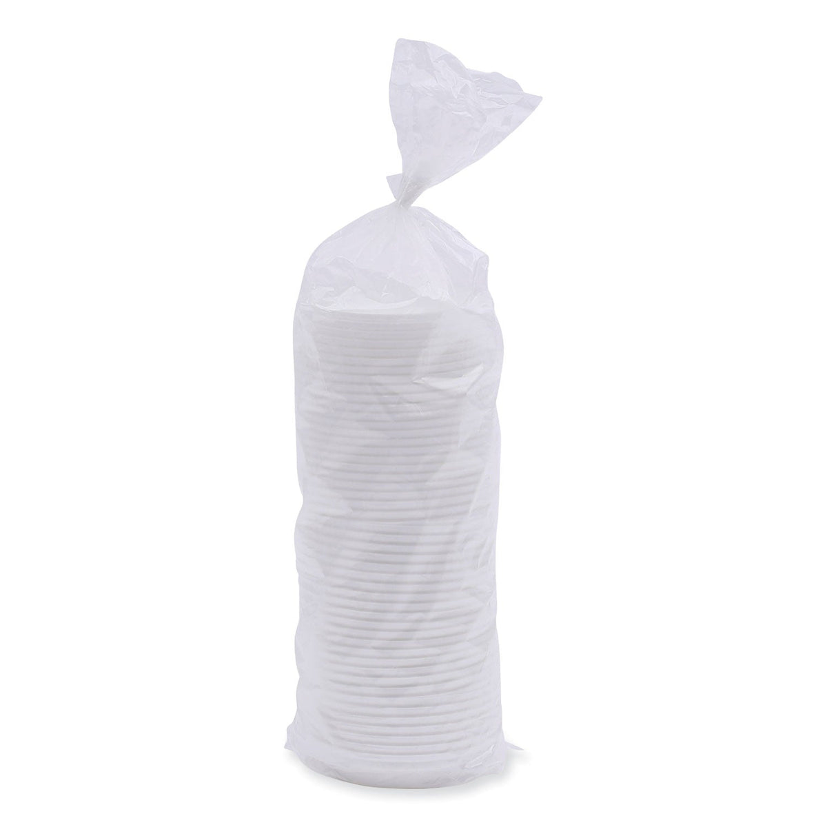Boardwalk Deerfield Hot Cup Lids, Fits 10 oz to 20 oz Cups, White, Plastic, 50/Pack, 20 Packs/Carton