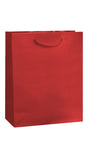 Red Gloss Laminated Euro Tote Bags - 8 x 4 x 10"