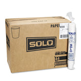 Dart White Paper Water Cups, 3 oz, 100/Bag, 50 Bags/Carton