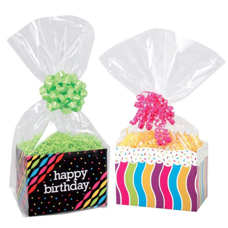 Cello Gift Basket Box Bags