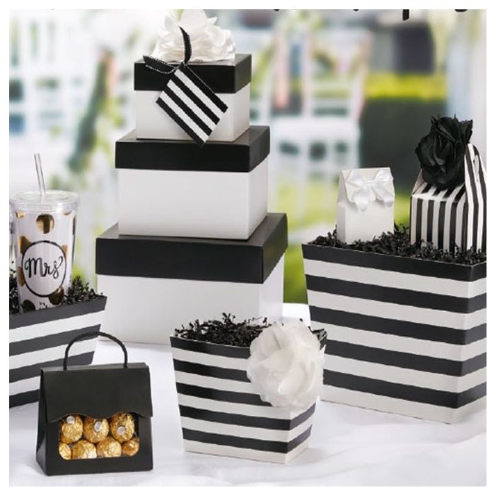 Black & White Stripe Box Collection