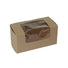 Kraft - Window Cupcake/Bakery Box - 8 x 4 x 4"