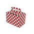 Red Checkerboard - Stackable Meal Box - 8 x 4-7/8 x 5-1/4"